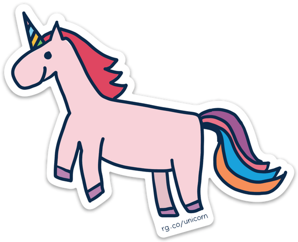 Unicorn Laptop Sticker